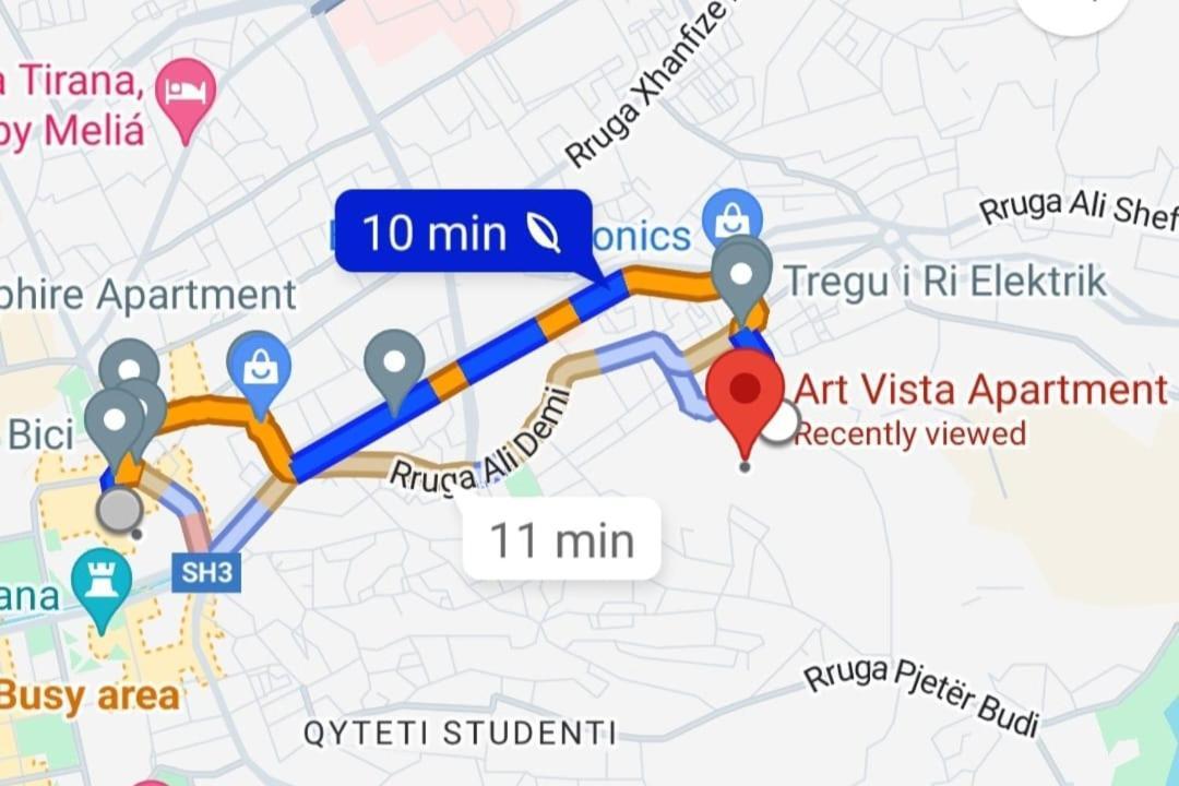 Art Vista Apartment Тирана Экстерьер фото
